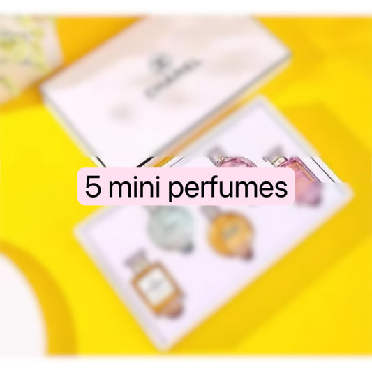 5 mini perfume set