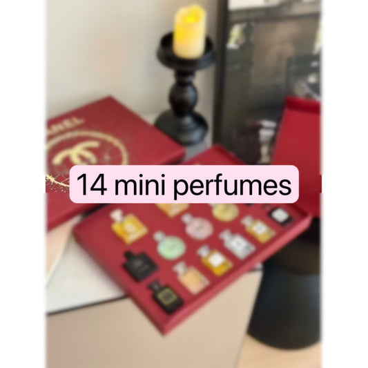 14 mini perfume set