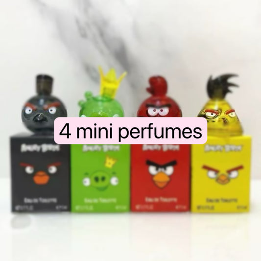 4 mini perfume set