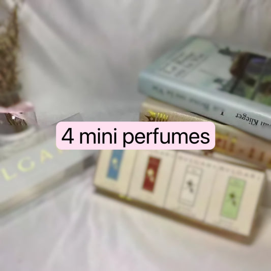 4 mini perfume set