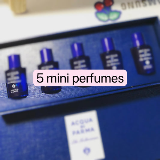 5 mini perfume set