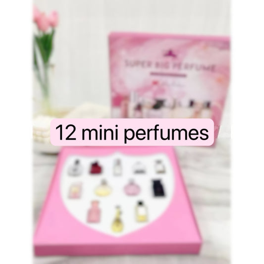 12 mini perfume set