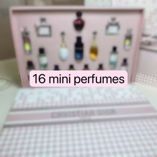 16 mini perfume set