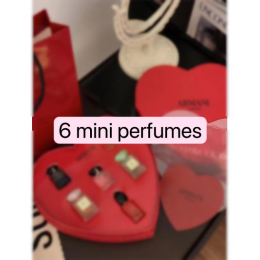 6 mini perfume set