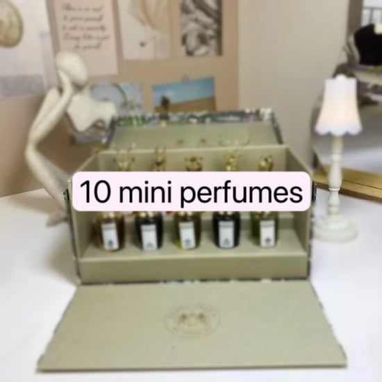10 mini perfume set
