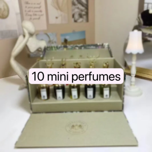 10 mini perfume set
