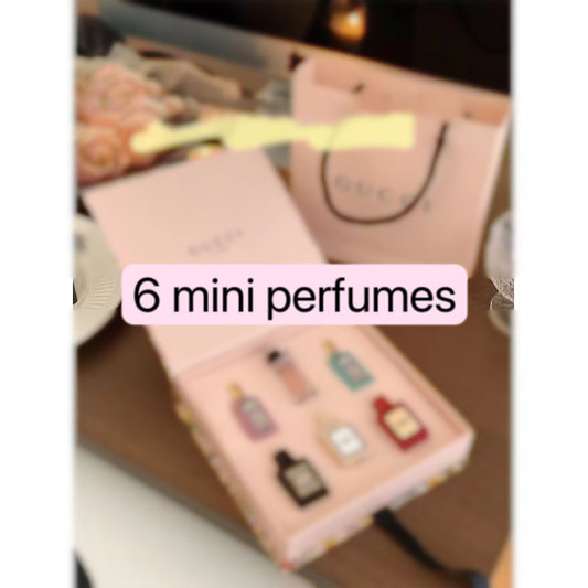 6 mini perfume set