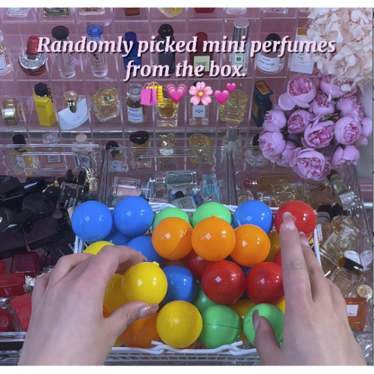 Lucky Balls for popular mini perfumes
